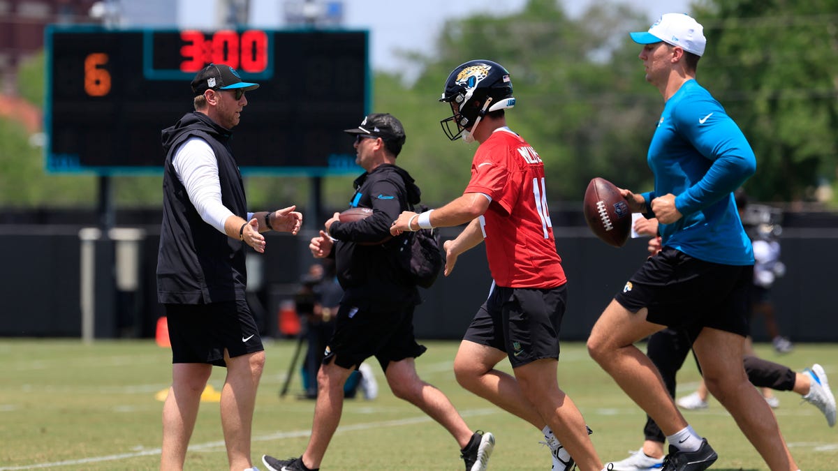 Jacksonville Jaguars' Liam Coen knows why offense struggling in OTAs