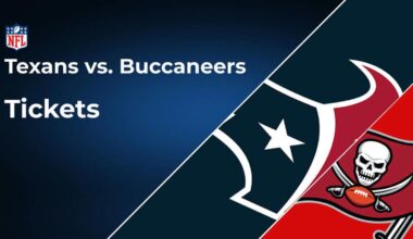 Texans vs. Buccaneers Tickets: Week 2, Sept. 15
