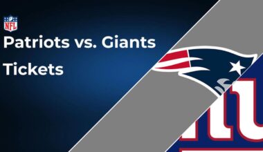 Patriots vs. Giants Tickets: Week 13, Dec. 1