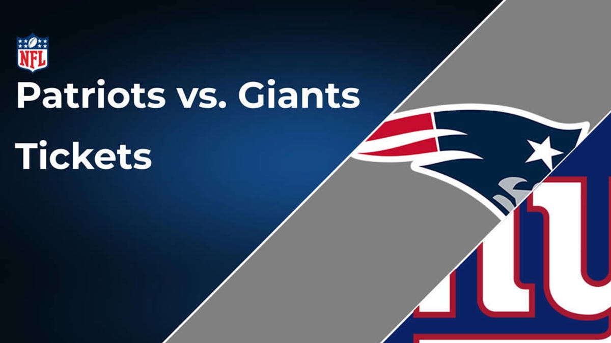 Patriots vs. Giants Tickets: Week 13, Dec. 1