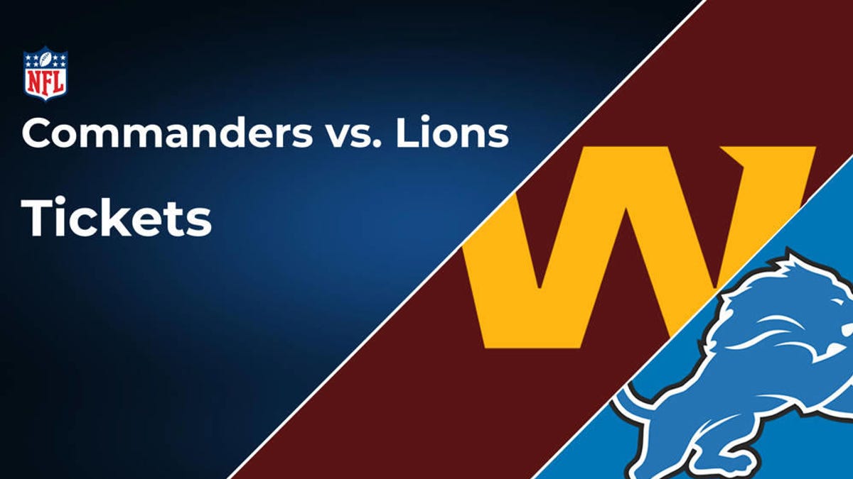 Commanders vs. Lions Tickets: Week 10, Nov. 9