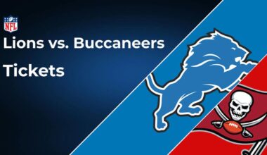 Lions vs. Buccaneers Tickets: Week 7, Oct. 20