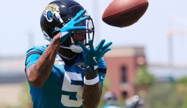 Jaguars' free agent signing WR Dyami Brown stands out on Day 1 of OTAs