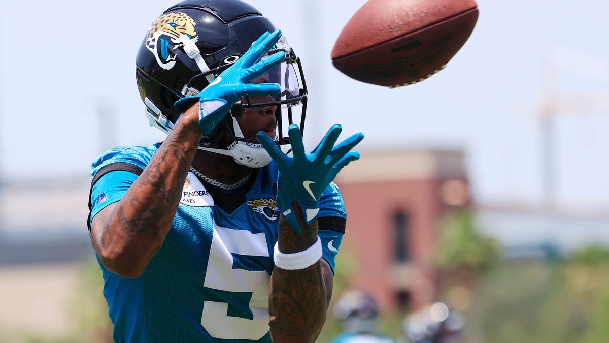 Jaguars' free agent signing WR Dyami Brown stands out on Day 1 of OTAs