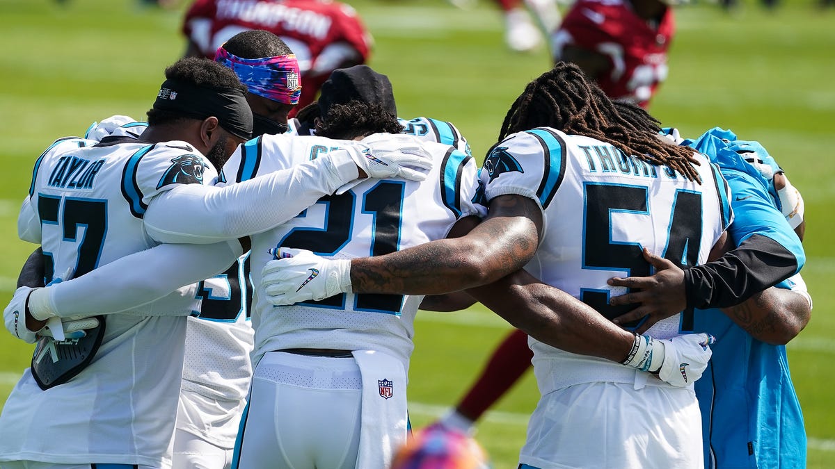 Ex-Panthers LB arrested in massive human-trafficking sting operation