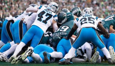 Did the Panthers vote for or against the proposed 'tush push' ban?