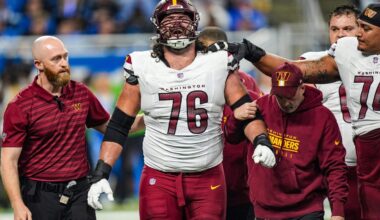 Dan Quinn gives injury update on Commanders RG Sam Cosmi