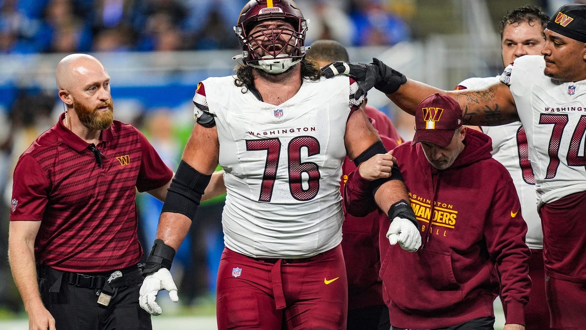 Dan Quinn gives injury update on Commanders RG Sam Cosmi