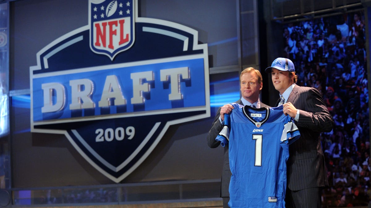 Lions keep Stafford, dump Pettigrew in PFF's 2009 first-round re-draft
