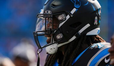 Panthers DC Ejiro Evero speaks on pass rushers