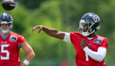 Observations from watching QB Cam Ward at Tennessee Titans OTAs