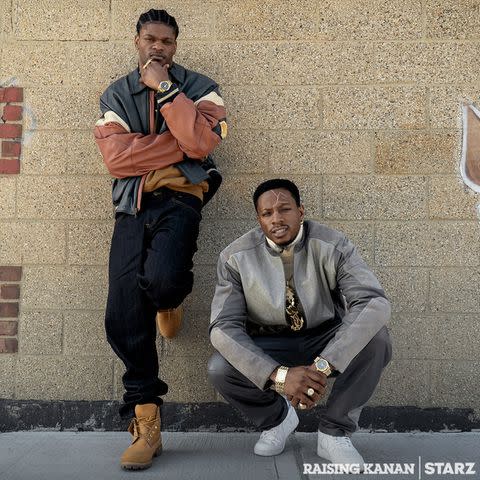 Starz Lamar Jackson and Joey Bada$$ in 'Raising Kanan'