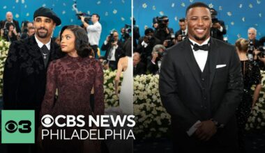 Philadelphia Eagles Jalen Hurts, Saquon Barkley attend Met Gala 2025