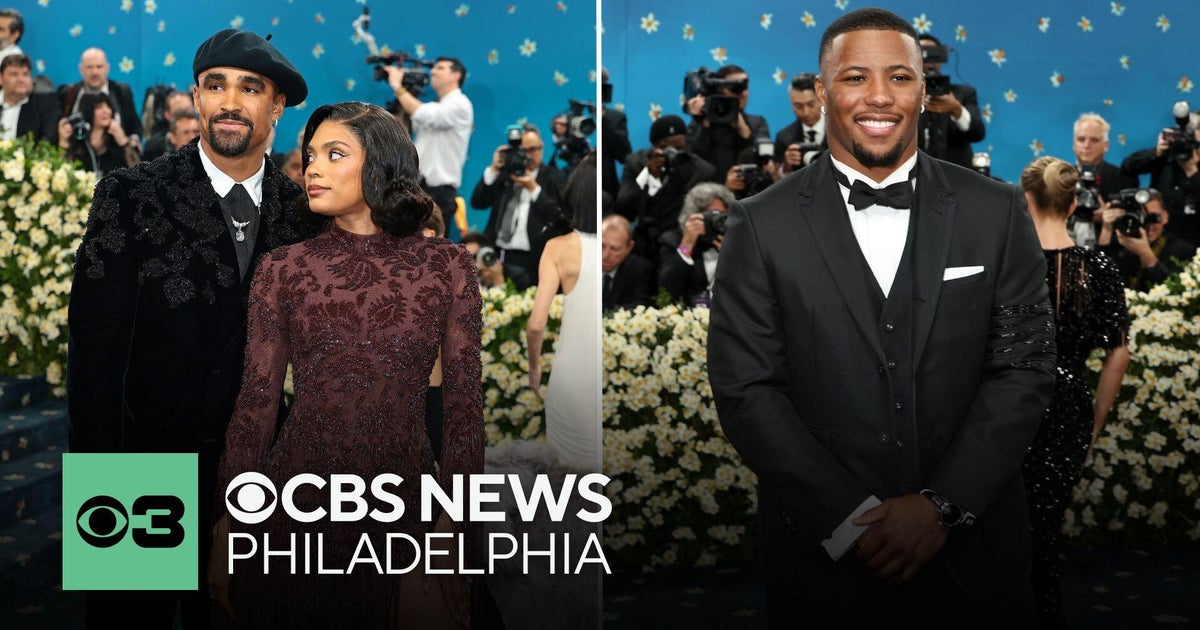 Philadelphia Eagles Jalen Hurts, Saquon Barkley attend Met Gala 2025