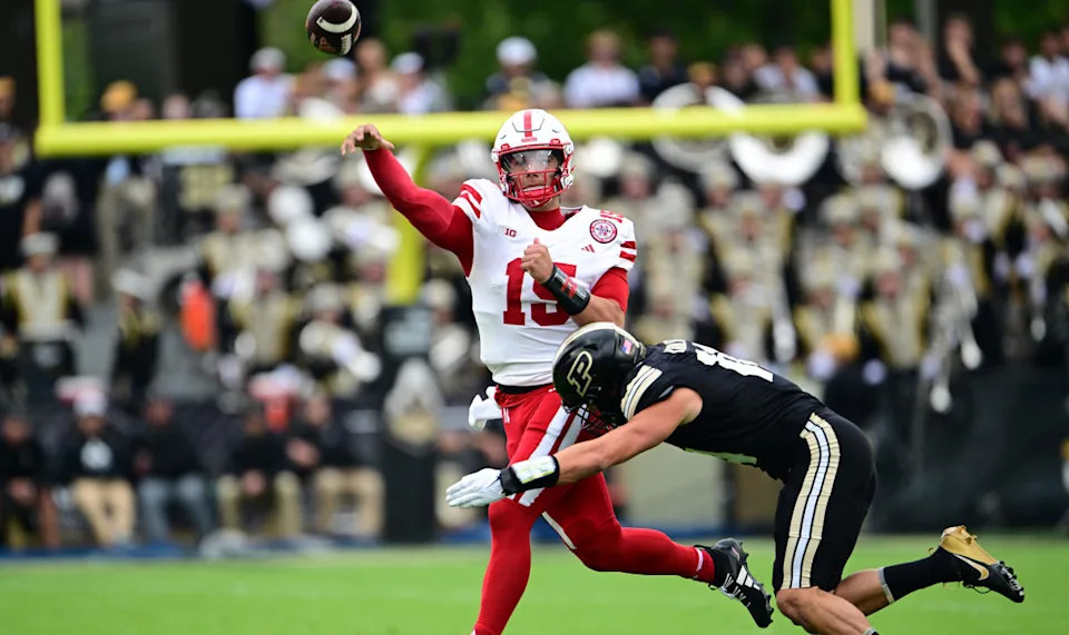 Nebraska QB Dylan Raiola.Marc Lebryk-Imagn Images