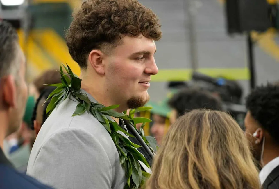 Mason Graham of the Browns, a national champion from the University of Michigan, at the 2025 NFL Draft. © Mike De Sisti / Milwaukee Journal Sentinel / USA TODAY NETWORK via Imagn Images