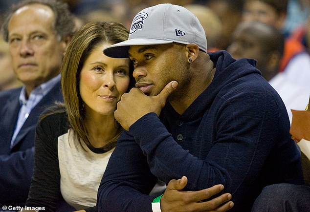 Smith, pictured with wife Angie, has not commented publicly yet about the lawsuit