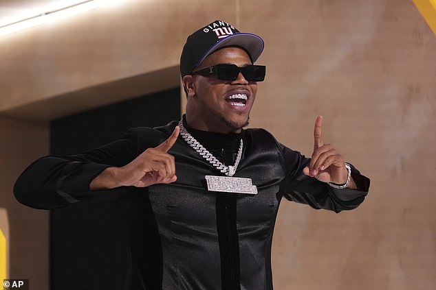 New York Giants rookie Abdul Carter had a second request for a retired number rejected