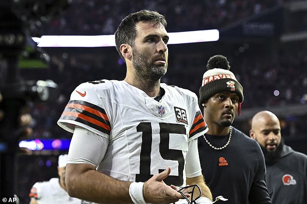 Joe Flacco is reportedly in 'pole position' to be the Browns ' quarterback heading into 2025