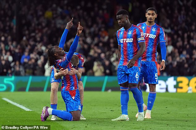 Palace, who are in 12th place in the Premier League, are through to the final of the FA Cup