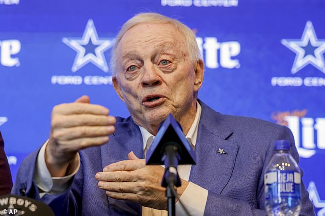 Jerry Jones will have to watch the Eagles raise a Super Bowl banner into the rafters in Philly