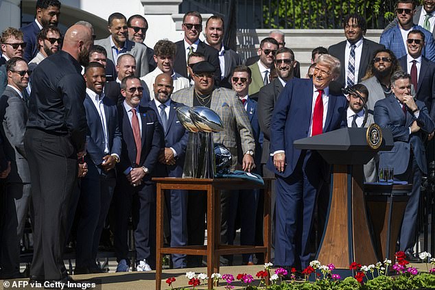 The Eagles recently visited President Donald Trump at the White House for a celebration