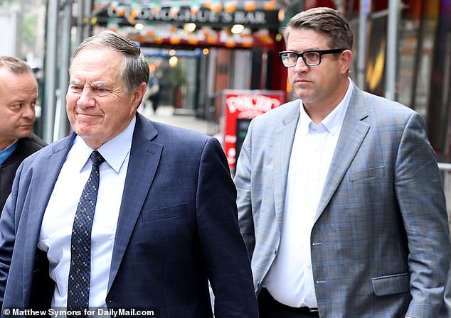 PR Guru Brandon Faber instead accompanied Belichick to his  interview in New York