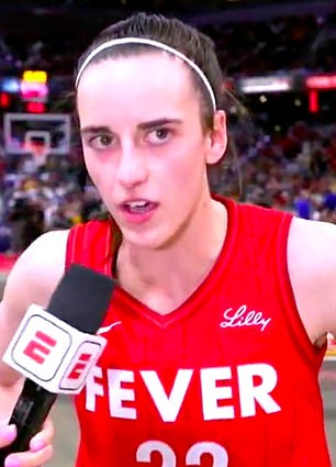 Clark said her shove was merely a 'basketball play'