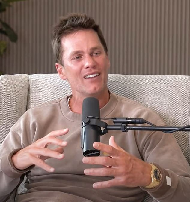 Brady's conversations throughout the episode indicated he was 'getting his a** kicked'