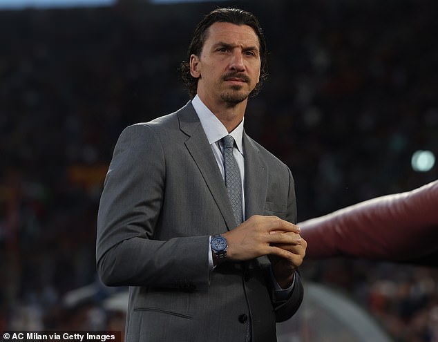 Fans also singled out Zlatan Ibrahimovic, who they blamed for their academy's dismal season