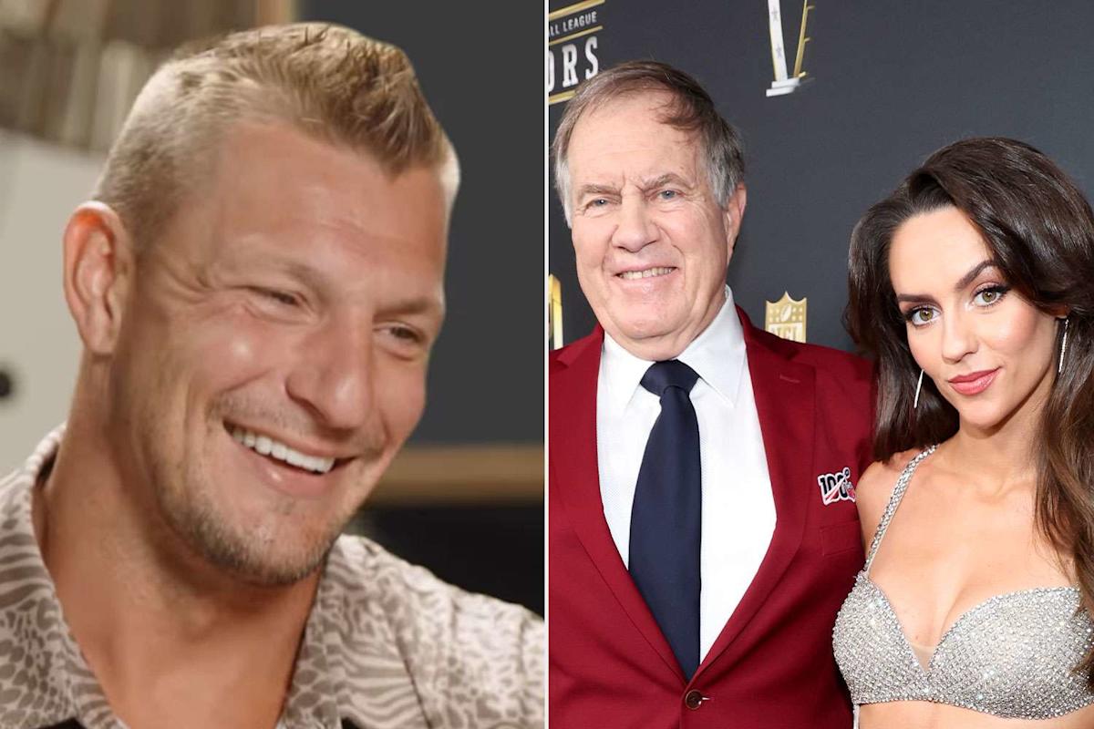 Rob Gronkowski Has a Fit of Giggles as He Reacts to Joke About Bill Belichick's 24-Year-Old Girlfriend Jordon Hudson: Watch