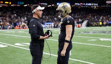 Dennis Allen reacts to Derek Carr's retirement