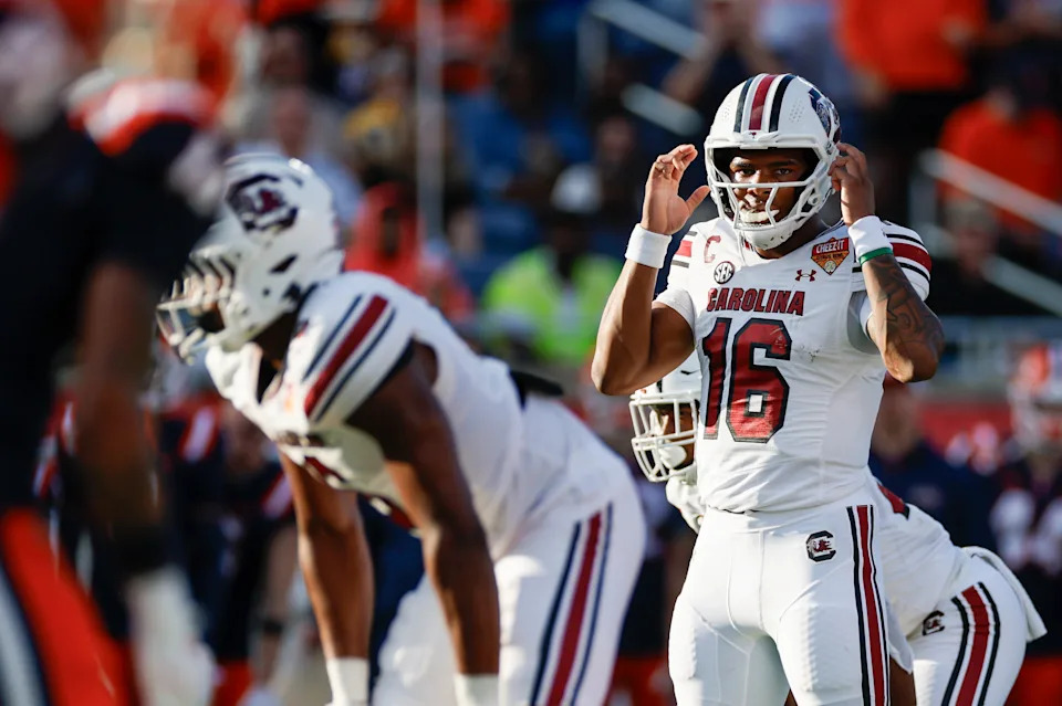 Get used to hearing the name LaNorris Sellers in the 2026 NFL Draft cycle. (Photo by David Rosenblum/Icon Sportswire via Getty Images)