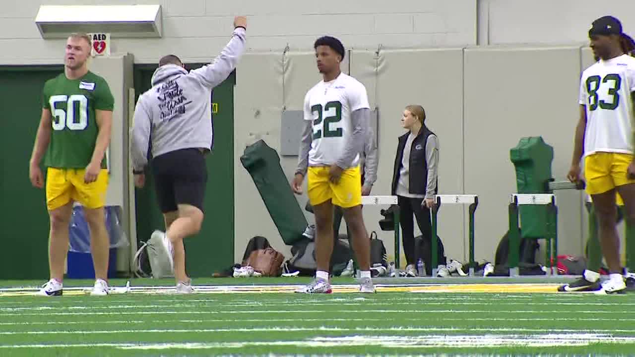 Packers rookie camp; draft picks take part