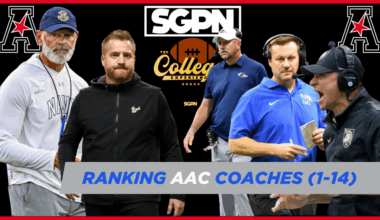 AAC (American) Conference Coach Rankings (1-14) | The College Football Experience (Ep. 1863)