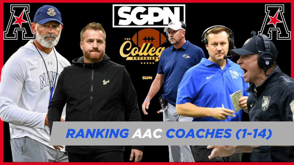 AAC (American) Conference Coach Rankings (1-14) | The College Football Experience (Ep. 1863)