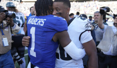 Eagles paraded around in NFL prime time as Giants await schedule