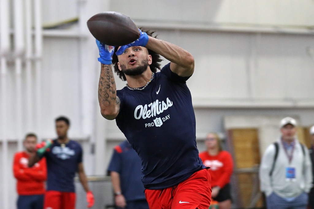 WR room could use help from rookie Jordan Watkins