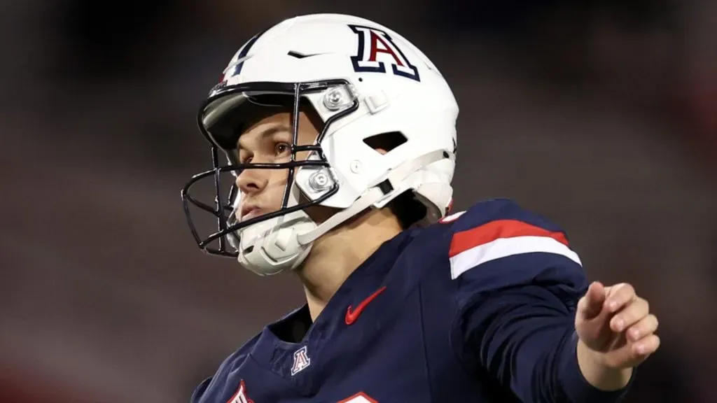 Tyler Loop after kicking a field goal