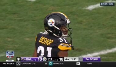 Beanie Bishop Jr. Steelers slot corner