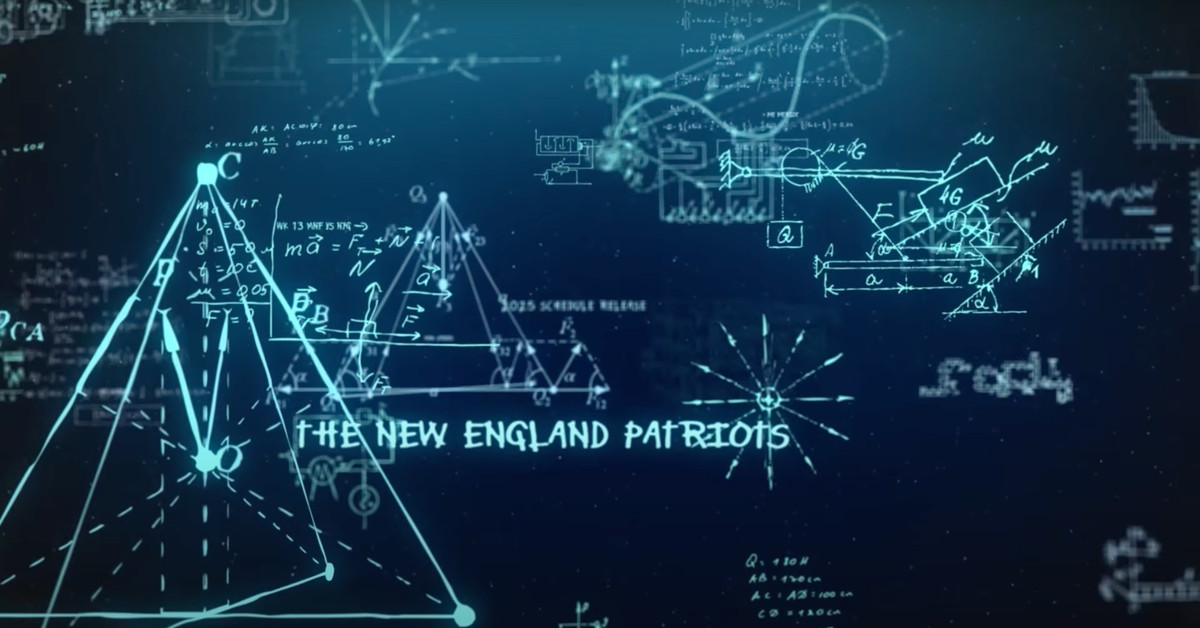 Patriots go scientific in 2025 schedule release video