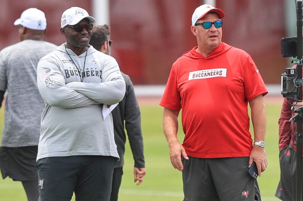 Bucs Mailbag: Bucky Irving'S Next Contract, Rookie Mini-Camp Standouts 5 Bucs Hc Todd Bowles And Gm Jason Licht
