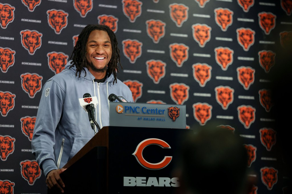 Chicago Bears rookies got to work this weekend at Halas Hall