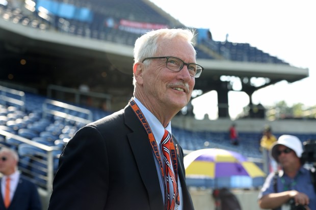Bears Chairman George McCaskey on Aug. 1, 2024, in Canton, Ohio. (John J. Kim/Chicago Tribune)