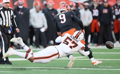 Browns battle the Bengals at Paycor Stadium