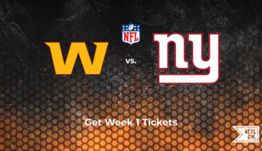 Week 1: Commanders vs. Giants Tickets Available for Sunday, Sept. 7