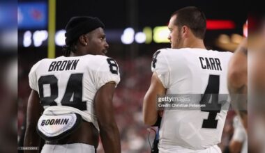 Antonio Brown Derek Carr