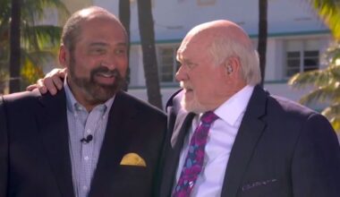Terry Bradshaw with Franco Harris