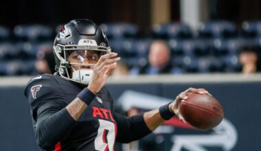 Atlanta Falcons have as many as five prime-time matchups in 2025