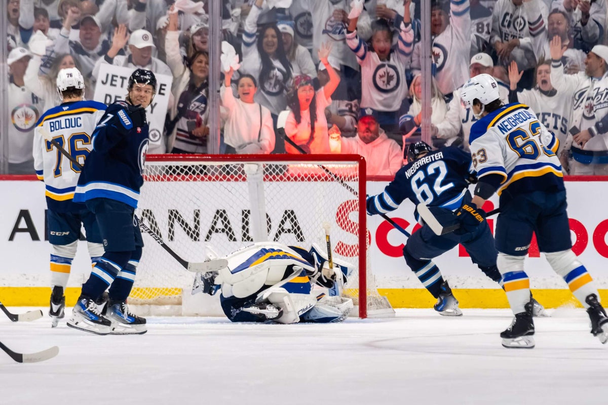 Can Blues force Game 7 against Jets? It wouldn’t be surprising, but they’ve got work to do